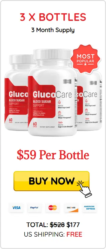 GlucoCare Pills  3 Bottle